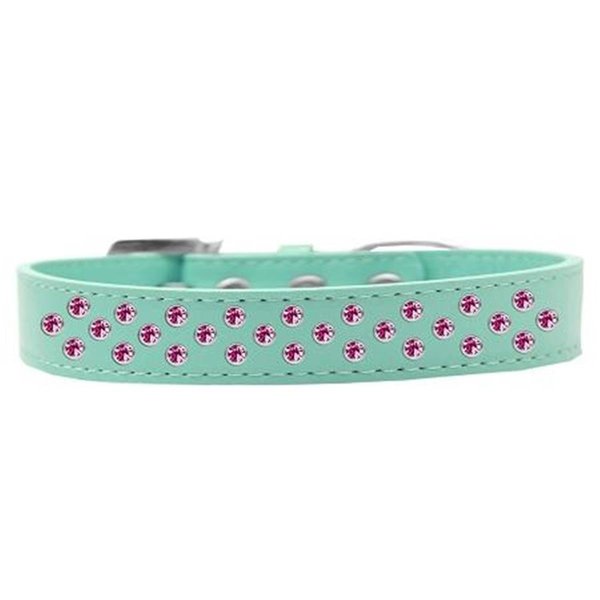 Unconditional Love Sprinkles Bright Pink Crystals Dog CollarAqua Size 16 UN756579